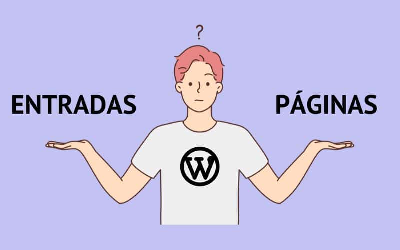 Diferencias entre entradas y páginas en WordPress