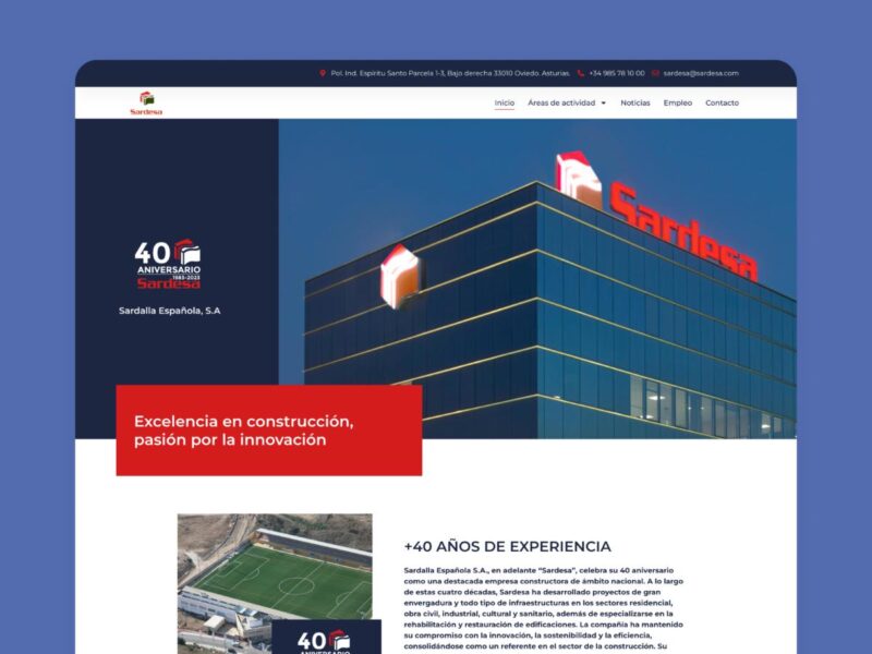 Sardesa web Juan Pardo