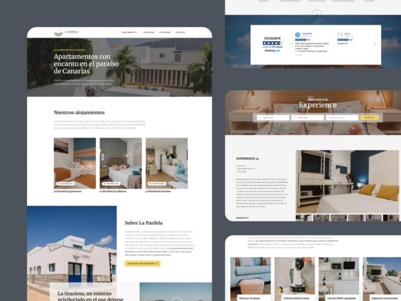 apartamentos pardela web Juan Pardo